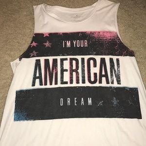 American Eagle Graphic Tank